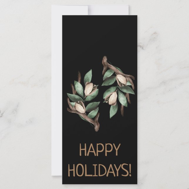 Antler with green branch Postcard (Front)