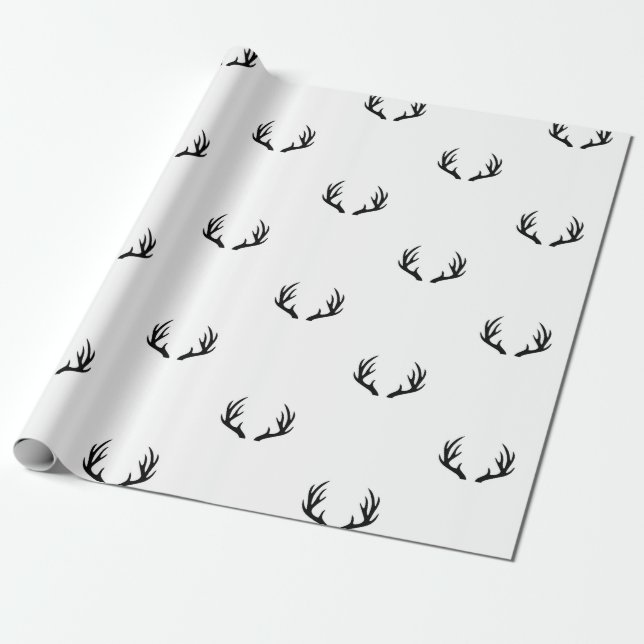 Antler Wrapping Paper (Unrolled)