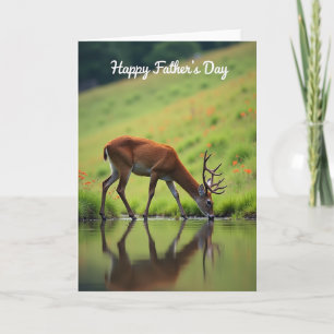 Antlered Dad Sweet Day Tribute Card