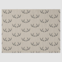 Antlers, black and taupe