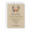 Antlers floral monogram wedding rehearsal dinner