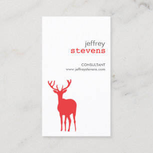 ANTLERS in RED Business Card