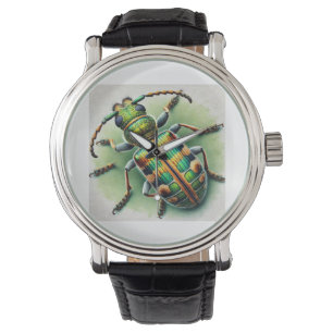 Antlike flower beetle 121024IREF207 - Watercolor Watch