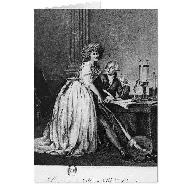 Antoine Laurent Lavoisier  and his wife (Front)