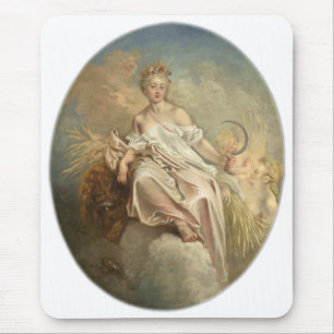 Antoine Watteau Ceres (Summer) c1717-1718 Mouse Mat