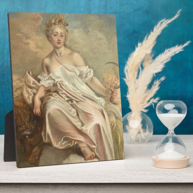 Antoine Watteau Ceres (Summer) c1717-1718 Plaque (Side)