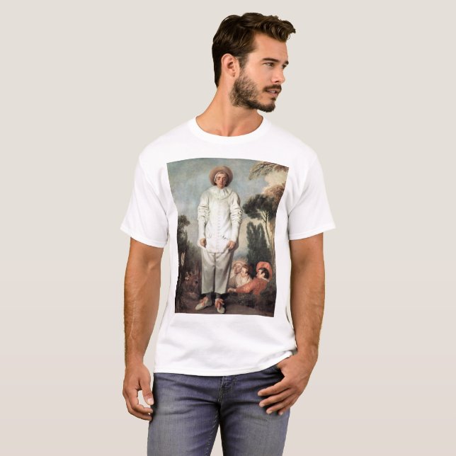 ANTOINE WATTEAU - Pierrot (Gilles) 1718 T-Shirt (Front Full)