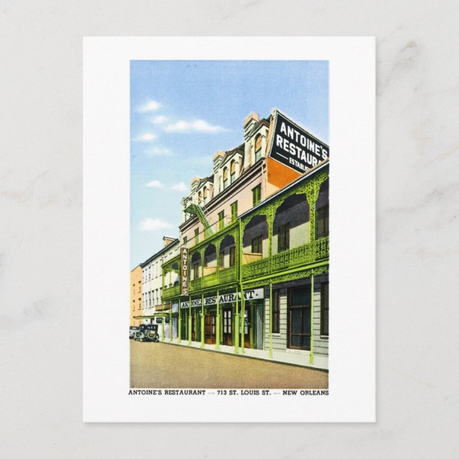 Antoine's Restaurant, New Orleans, LA Postcard (Front)