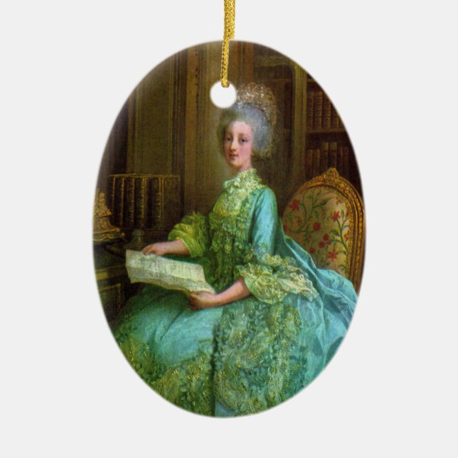 Antoinette Elegance Ceramic Tree Decoration (Front)