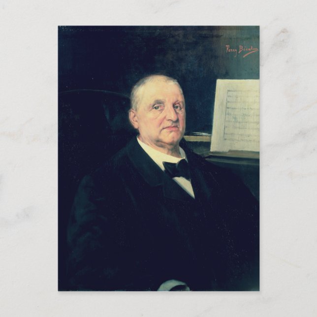 Anton Bruckner, 1889 Postcard (Front)