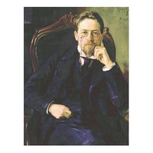 Image of Anton Chekhov 1898 Postcard