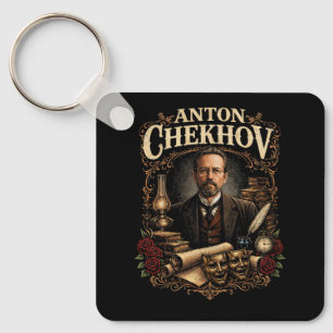 Anton Chekhov Key Ring