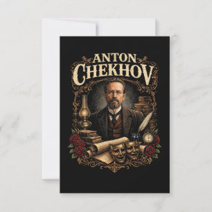 Anton Chekhov Thank You Card