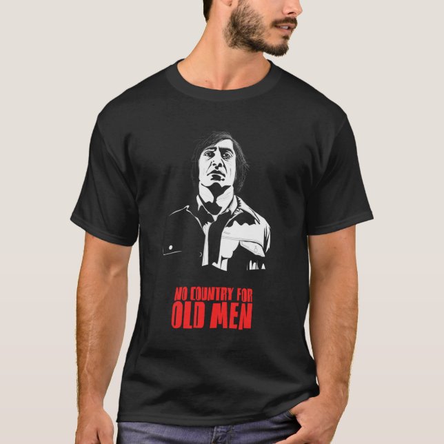 Anton Chigurh (Javier Bardem) No Country For Old M T-Shirt (Front)