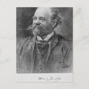 Anton Dvorak, 1894 Postcard