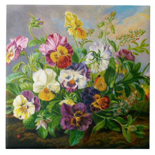 Anton Mollis VintagePansy Tile