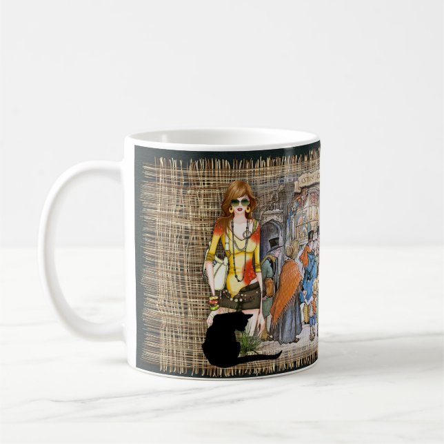 Anton Pieck at Christmas Coffee Mug (Left)