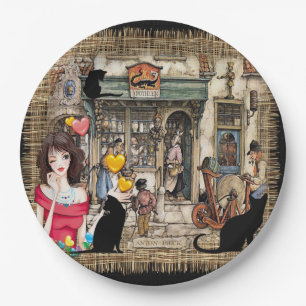 Anton Pieck - Chemist shop Paper Plate