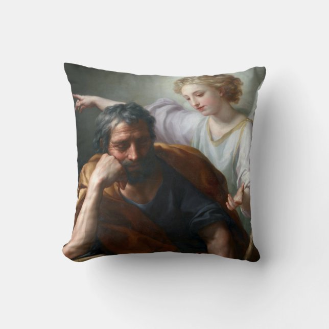 Anton Raphael Mengs The Dream of St. Joseph Cushion (Front)