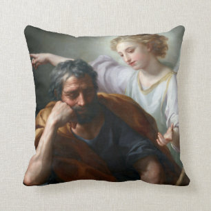 Anton Raphael Mengs The Dream of St. Joseph Cushion