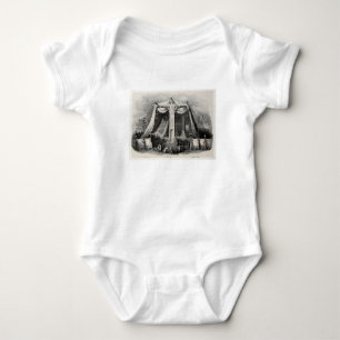 Antonio Basoli's Alphabeto Pittorico: Letter T Baby Bodysuit