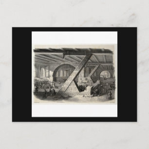 Antonio Basoli's Alphabeto Pittorico: Letter Z Postcard