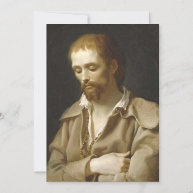 Antonio Cavallucci - Saint Benedict Joseph Labre Invitation (Front)