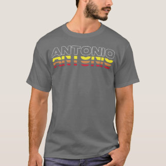 Antonio First Name Funny Vintage Sunset Antonio fa T-Shirt
