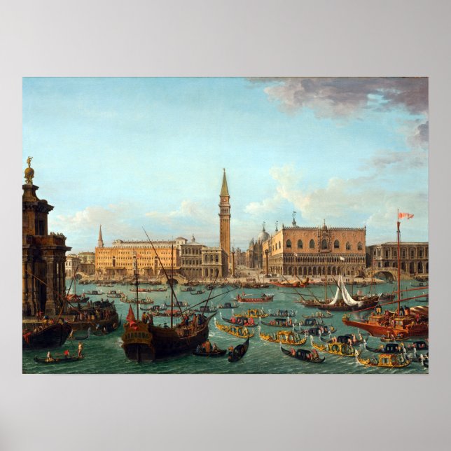 Antonio Francesco Lodovico Joli The Greeting Poster (Front)