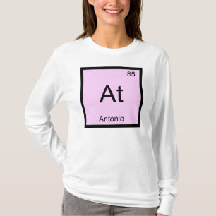 Antonio Name Chemistry Element Periodic Table T-Shirt
