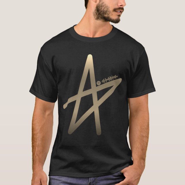 Antonio Pedreño Martínez Golden Logo T-shirt (Front)