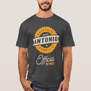 Antonio Personalised Name Birthday Gift T-Shirt
