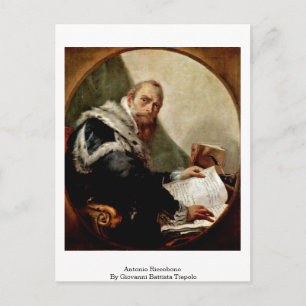 Antonio Riccobono By Giovanni Battista Tiepolo Postcard