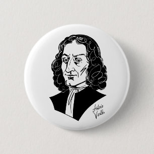 Antonio Vivaldi 6 Cm Round Badge