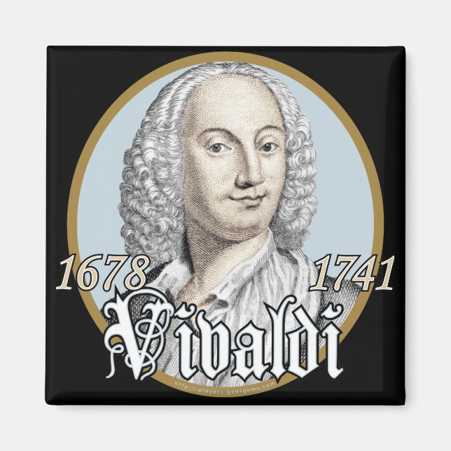 Antonio Vivaldi Magnet (Front)
