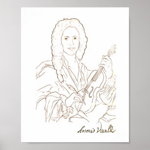 Antonio Vivaldi Poster