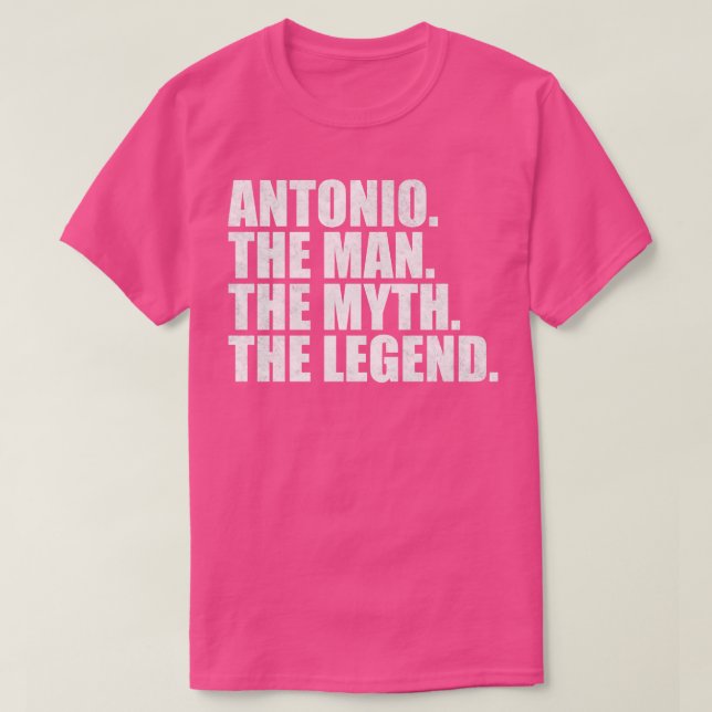 AntonioAntonio Name Antonio given name T-Shirt (Design Front)