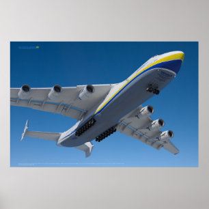 Antonov An-225 Mriya: Photorealistic 3D Art Poster