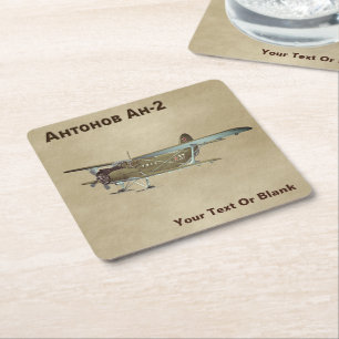 Antonov An-2 Glass Coaster
