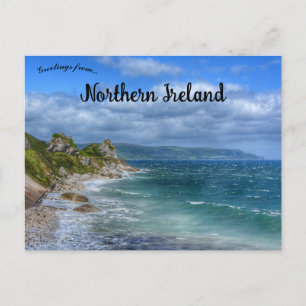Antrim Coast Near Glenarm Northern Ireland Postcard