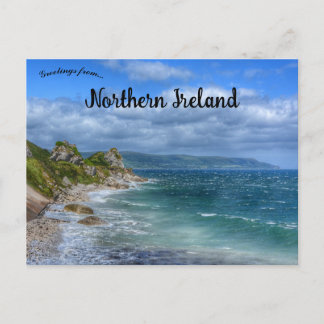 Antrim Coast Near Glenarm Northern Ireland Postcard