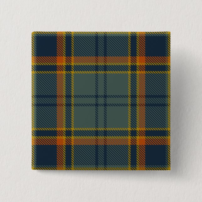 Antrim County Irish Tartan 15 Cm Square Badge (Front)