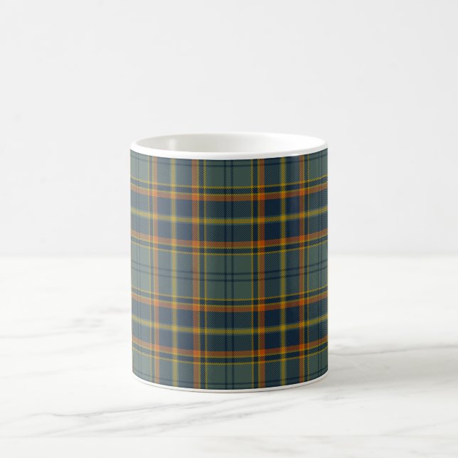 Antrim County Irish Tartan Coffee Mug (Center)