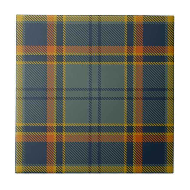 Antrim County Irish Tartan Tile (Front)