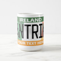 Antrim Ireland Custom License Plate