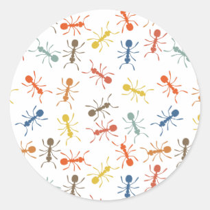 Ants Classic Round Sticker