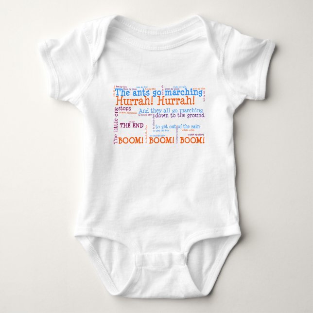 Ants Go Marching Infant Baby Bodysuit (Front)