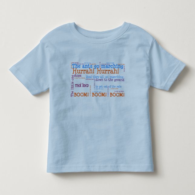Ants Go Marching Toddler Ringer T-Shirt (Front)