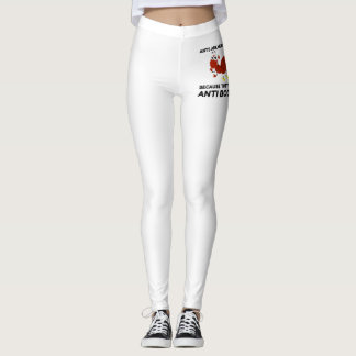 ANTS HEALTHY ANTI BODIES JOKE CARTOON LEGGINGS