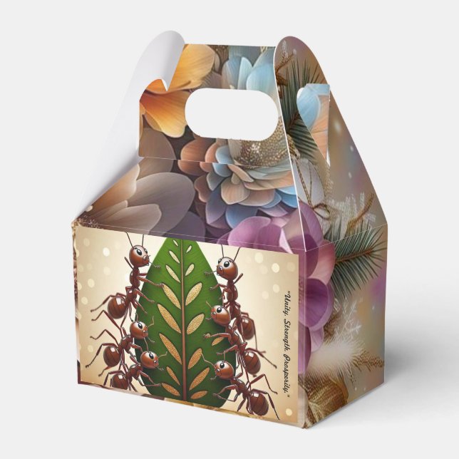 "Ants in Gold Rush" Favour Box (Front Side)